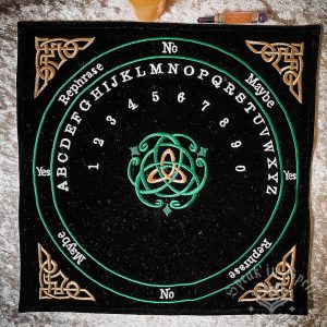 Celtic triquetra pendulum mat, Australian witchcraft supplies, Adelaide witchcraft store, free witchcraft spells, tarot readings, witchcraft blog, wholesale witchcraft, witchcraft shop, witchcraft supplies