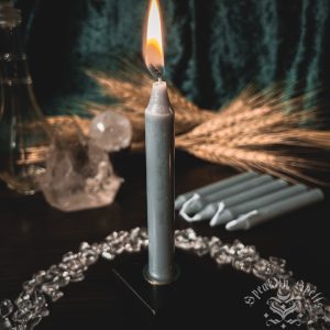 grey chime candle, australian witchcraft store, adelaide witchcraft shop, wiccan supplies, pagan supplies, witchcraft store, wholesale witchcraft