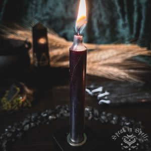 black chime candle. australian witchcraft supplies, adelaide witchcraft store, wiccan supplies australia, witchcraft shop, witchcraft store, candle supplies