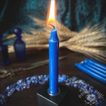 blue chime candle, australian witchcraft supplies, pagan supplies, wicca supplies australia, wiccan shop, witchcraft shop, adelaide witchcraft store, wholesale witchcraft