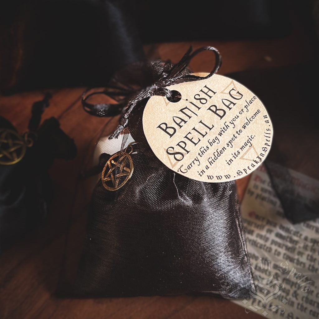 Banish Spell Bag Speak in Spells Australian Witchcraft Supplies