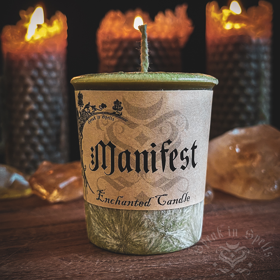 manifest spell candle, australian witchcraft supplies, wiccan supplies australia, pagan supplies, witchcraft shop, witchcraft store, adelaide tarot reader, adelaide magic shop