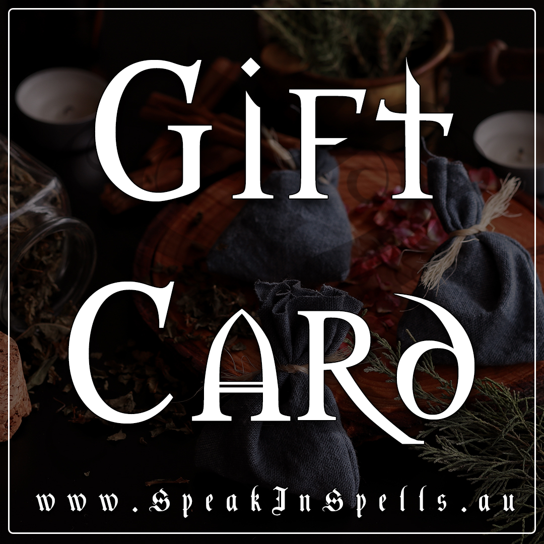gift card, witchcraft supplies australia, witchcraft shop