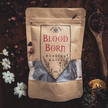 blood born soaking salts, australian witchcraft supplies, adelaide witchcraft store, witchcraft blog, wholesale witchcraft, witchcraft store, magic bath, spell bath