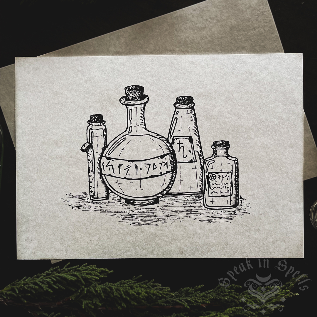 Apothecary Art Print, australian witchcraft supplies, pagan supplies, adelaide witchcraft store, wiccan supplies australia, wholesale witchcraft