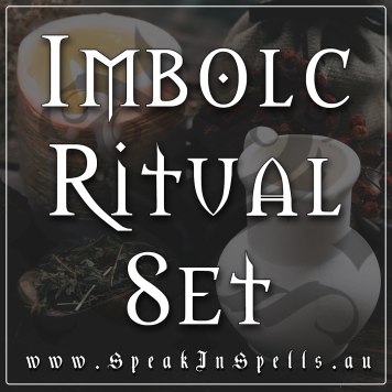 imbolc ritual set, australian witchcraft supplies, witchraft spells, imbolc in australia, wicca supplies australia, pagan supplies australia, adelaide witchcraft shop