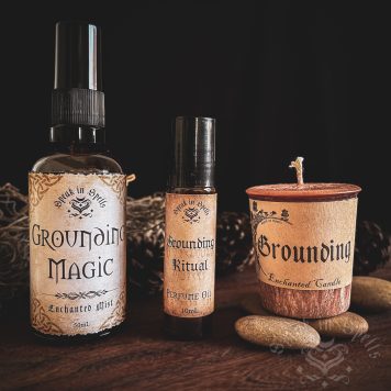 grounding ritual set, australian witchcraft supplies, adelaide witchcraft store, grounding magic australia, australian pagan, grounding witchcraft