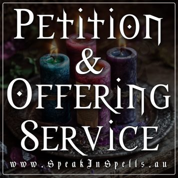 Petition Service, australian witchcraft supplies, adelaide witchcraft store, spell casting service, australian spells, southern hemisphere witchcraft supplies